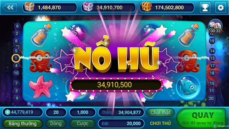 Game nổ hũ có nhiều chủ đề để lựa chọn